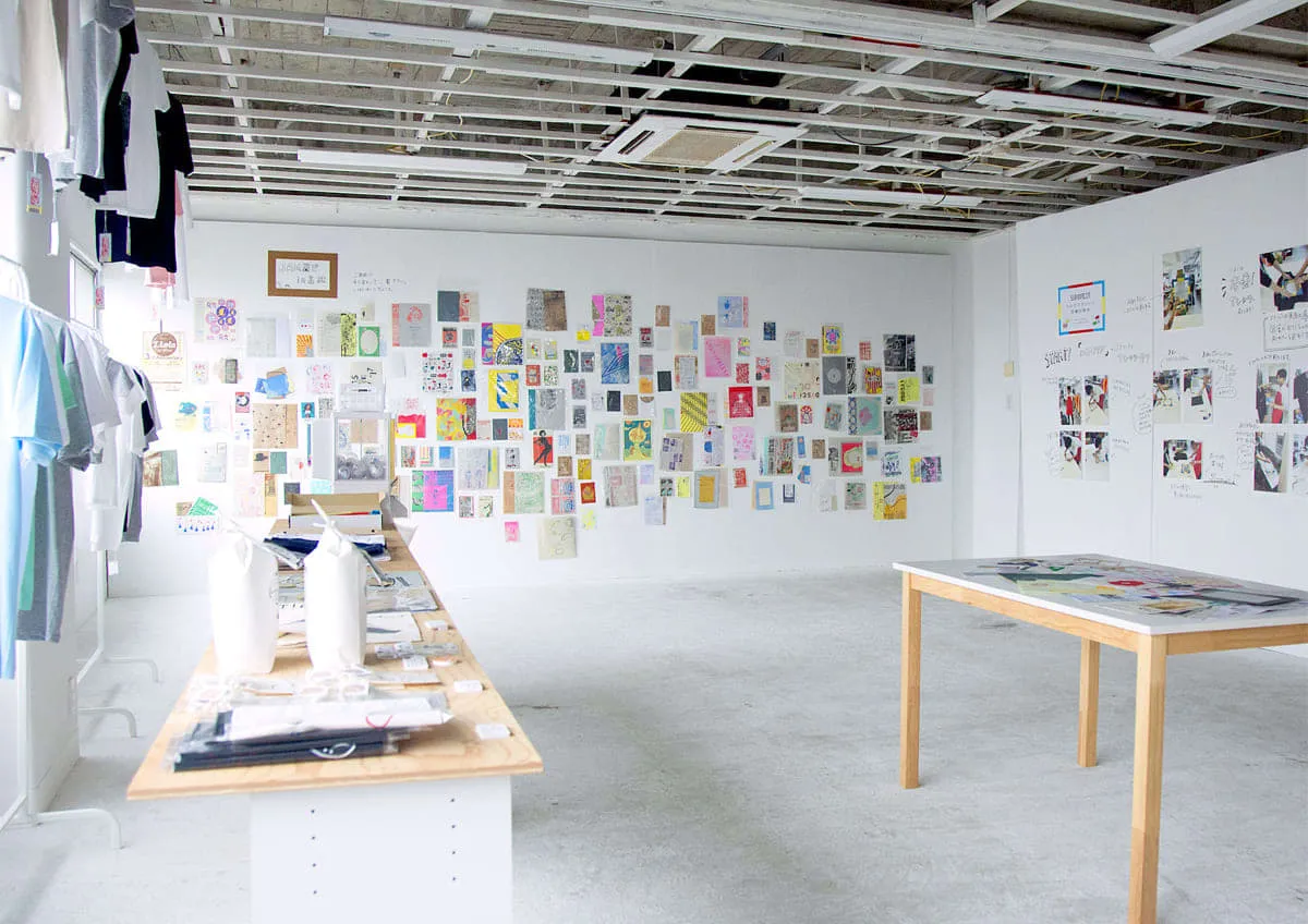 香川県高松市で行われた印刷技術に触れる「Touch! Printing」の展示イメージ