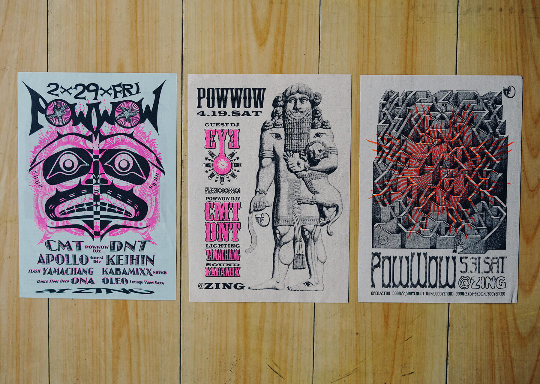 Flyers of “POWWOW”